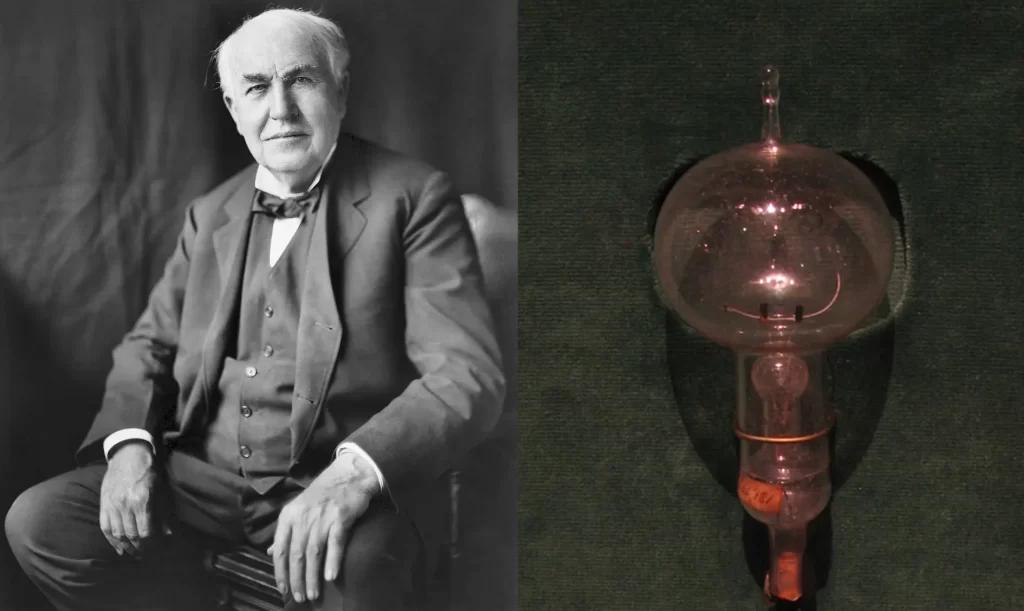 Thomas Edison și becul său