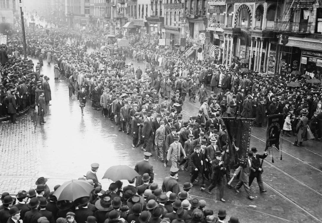 Protest în New York , 1 mai 1909