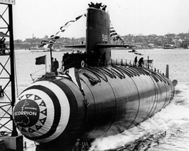 Submarinul USS Scorpion în 1960