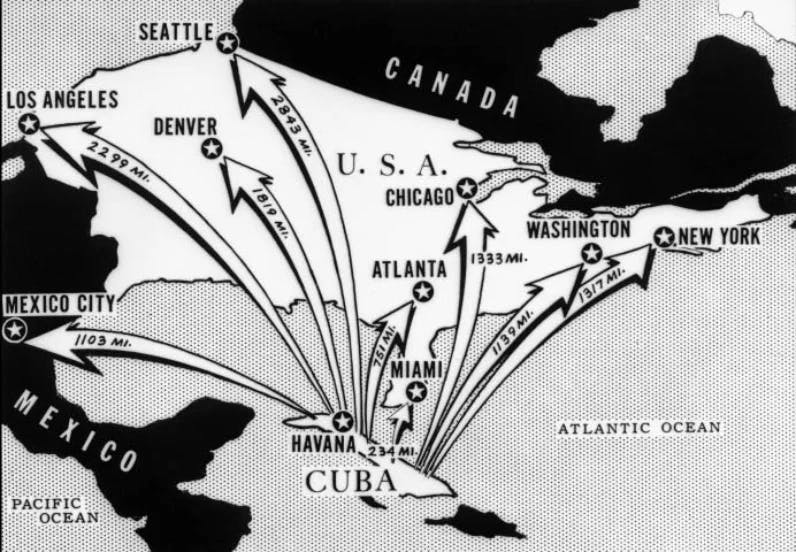 14 octombrie 1962: criza rachetelor cubaneze