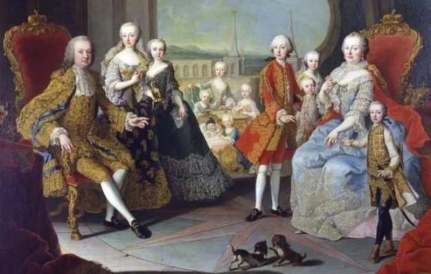 Maria Tereza şi soţul Francisc Ştefan, alături de copii